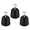Opatiny 3-Piece Black Shower Knob Replacement Set view 1