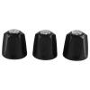 Opatiny 3-Piece Black Shower Knob Replacement Set view 4