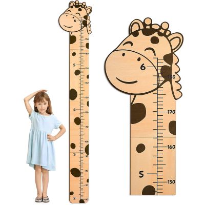 Giraffe Growth Chart – Hanging Height Ruler for Children