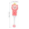 HANABASS 2-Piece Cute Bear Silicone Toothbrush Set for Toddlers view 2