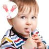 HANABASS 2-Piece Cute Bear Silicone Toothbrush Set for Toddlers view 3