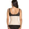 CNYUON 9 Steel-Boned Latex Underbust Waist Trainer Corset, 4XL view 2