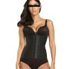 CNYUON 9 Steel-Boned Latex Underbust Waist Trainer Corset, 4XL view 3