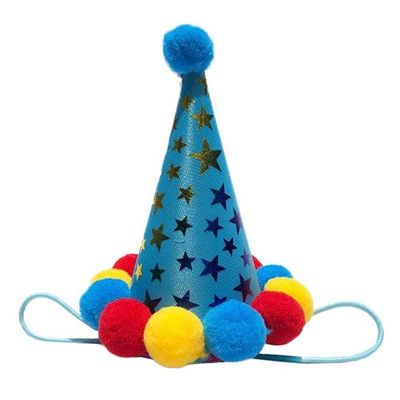 Blue Party Hat for Dogs and Cats