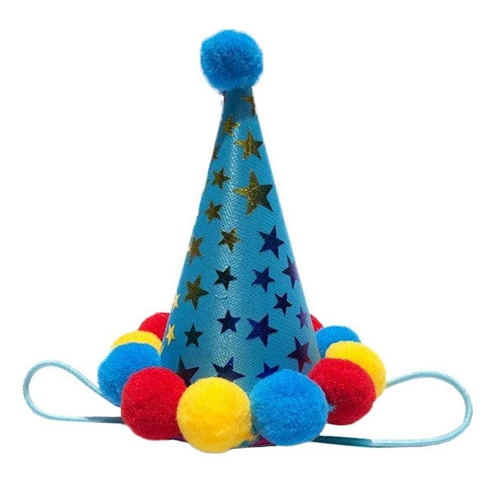 Blue Party Hat for Dogs and Cats