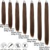 Women's Long Straight Ponytail Extension with Elastic Band, Synthetic Hairpiece for Daily Use (4,18 inches) view 2