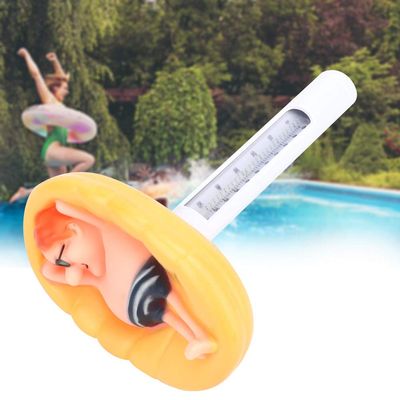 AKLOSIPY Cute Floating Pool Thermometer for Pools and Spas