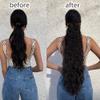 22-Inch Wavy Synthetic Wrap-Around Clip-In Ponytail Extension view 4