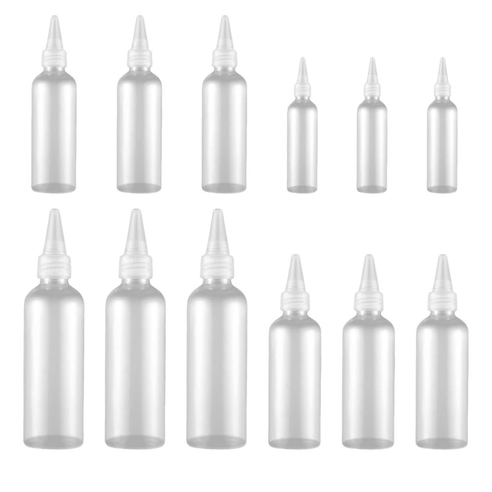 EPIGEIST 20-Piece Transparent Hair Dye Squeeze Bottles