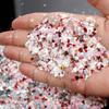 50 g Heart Nail Glitter Powder, Mixed Nail Decorations view 4