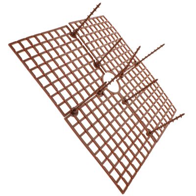 Homoyoyo Plant Pot Grid, 3-Piece Plastic Soil Protector, Cuttable