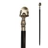 Last der Welt Wooden Walking Stick with Silver Metal Handle view 1