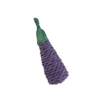 Grass-Woven Corn-Carrot Chew Toy for Hamsters & Rabbits