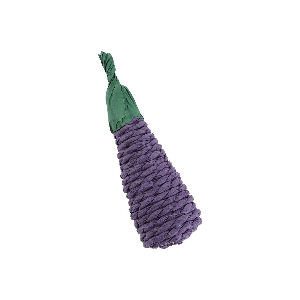 Grass-Woven Corn-Carrot Chew Toy for Hamsters & Rabbits