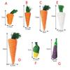 Grass-Woven Corn-Carrot Chew Toy for Hamsters & Rabbits view 2