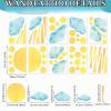FUFUQUARE Cartoon Sun Wall Stickers for Kids' Rooms view 2