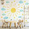 FUFUQUARE Cartoon Sun Wall Stickers for Kids' Rooms view 3
