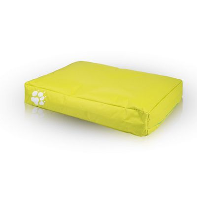 Ecopuf Dog Cushion/Mat, 80 x 60 x 15 cm, Size S, for Small Dogs, Styrofoam Bead Filling, Stain-Resistant, NC1