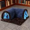 Hamster Tunnel Habitat with Privacy Curtains view 3