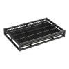 Indoor Dog Potty with Mesh Grate, Washable Tray and Drawer, Black, L view 1