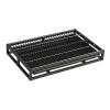 Indoor Dog Potty with Mesh Grate, Washable Tray and Drawer, Black, L view 3