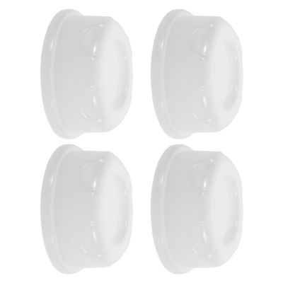ORFOFE 4-Pack Baby Bottle Replacement Caps, PP, White