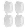 ORFOFE 4-Pack Baby Bottle Replacement Caps, PP, White view 1