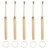 Portable Gold Metal Earwax Spoons, 5-Pack view 1