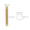 Portable Gold Metal Earwax Spoons, 5-Pack view 2