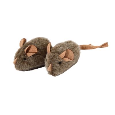 Interactive Cat Toys, 2-Piece Set, Squeaking and Realistic