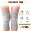 THQAE 2-Pack Knee Braces, Lightweight Warming Bamboo Viscose Compression Sleeves for Arthritis & Joint Pain, Breathable Thermal Knee Supports, Gray, L view 2
