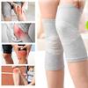 THQAE 2-Pack Knee Braces, Lightweight Warming Bamboo Viscose Compression Sleeves for Arthritis & Joint Pain, Breathable Thermal Knee Supports, Gray, L view 4