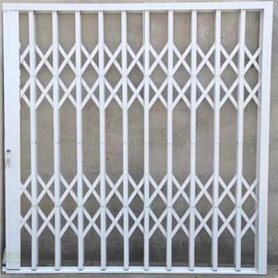 Retractable Safety Gate, Push-Pull Folding Anti-Intrusion Protection for Doors and Windows