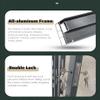 Retractable Safety Gate, Push-Pull Folding Anti-Intrusion Protection for Doors and Windows view 4