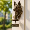 Rustic Wall-Mounted Dog Welcome Doorbell view 3