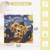 GuoChe Sunflower Cats Muslin Washcloths, Unisex, 100% Cotton, 5-Pack view 4
