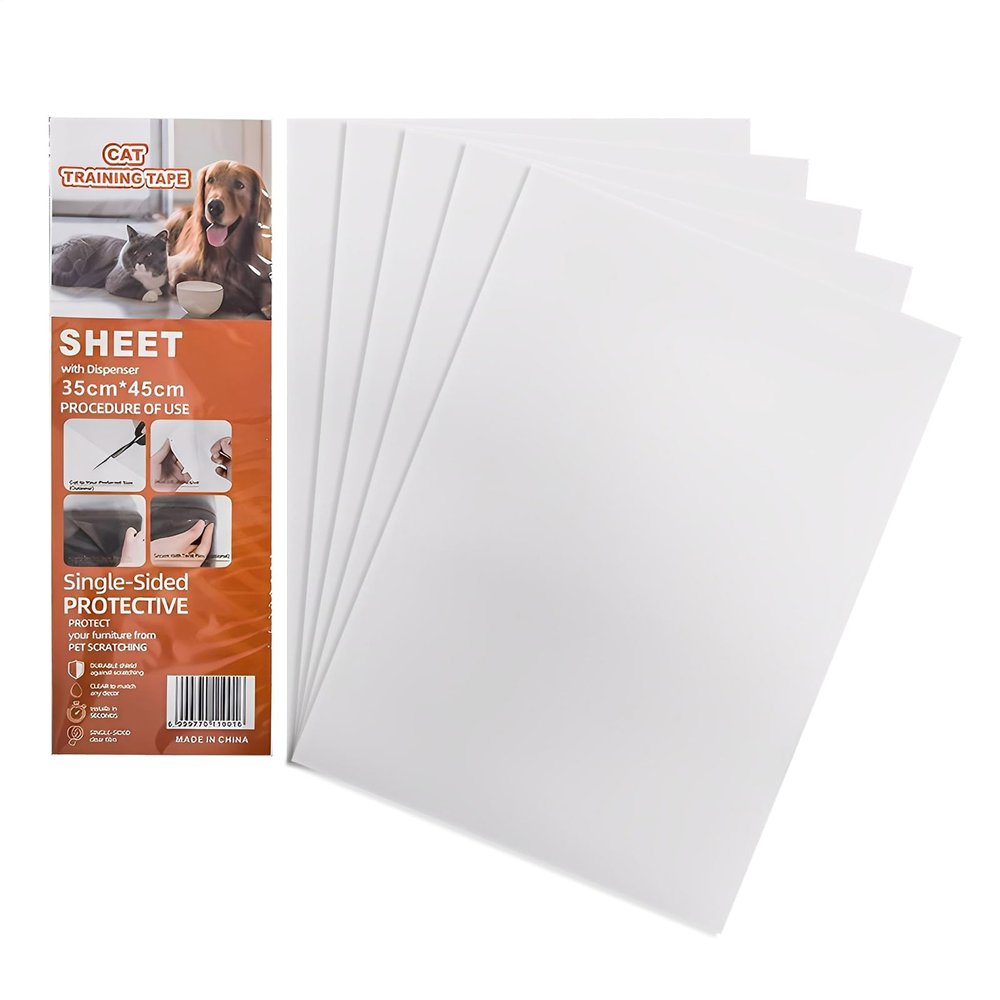 Removable Peel-and-Stick Furniture Scratch Protector, 5 Pieces