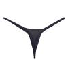 ZC8bdbd Men's Sexy Shiny Underwear G-String Thong, Black, Medium view 4