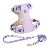 TAFALSPING Breathable Step-In Dog Harness, Adjustable No-Pull Safety Harness with Padding, Purple, S view 1