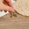 Penitue 4 Pairs Extra-Loud Copper Bells for Dogs, 22 mm Brass Vintage Collar Charms view 4