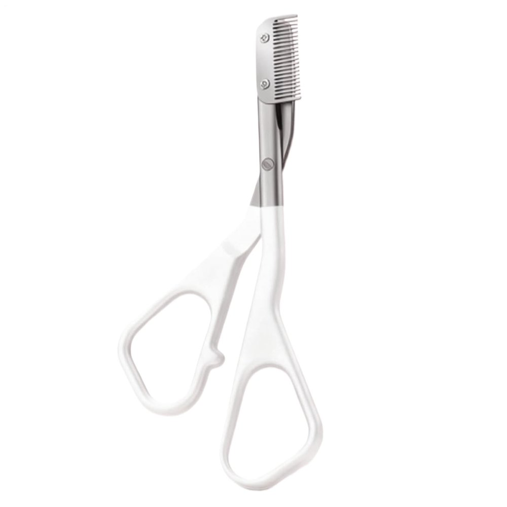 Eyebrow Scissors with Comb, Manual Stainless Steel Razor for Women and Men
