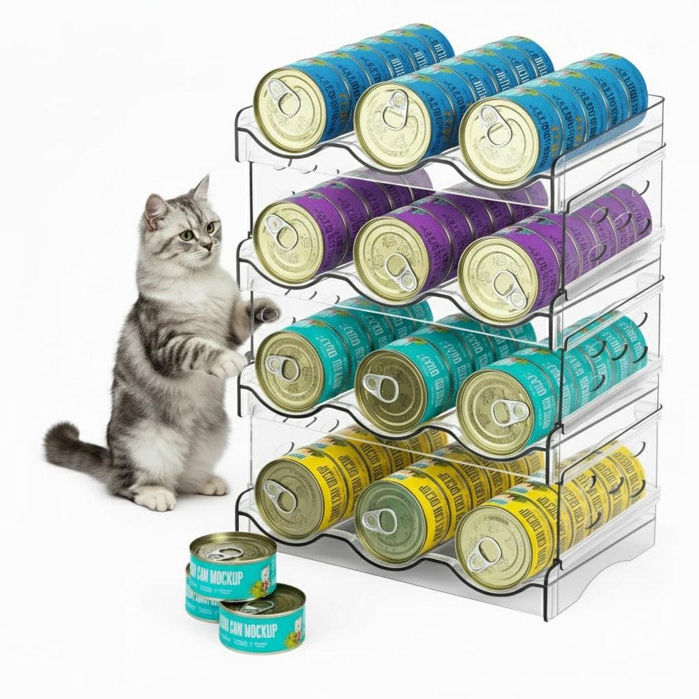 SereneJoy Cat Food Can Organizer