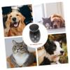 YZYSHA Stainless Steel Pet Cremation Urn with Paw Engraving, Black view 2