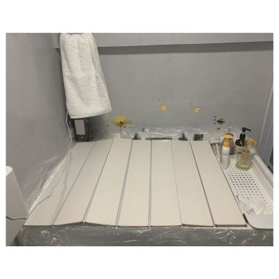 PVC Bathtub Cover, Dustproof, for Standard Bathtubs, 0.6 cm Thick, 75 x 125 cm