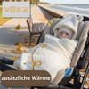 Cozy Bouclé Baby Car Seat Wrap Blanket, Teddy, Winter, 90 x 90 cm view 4