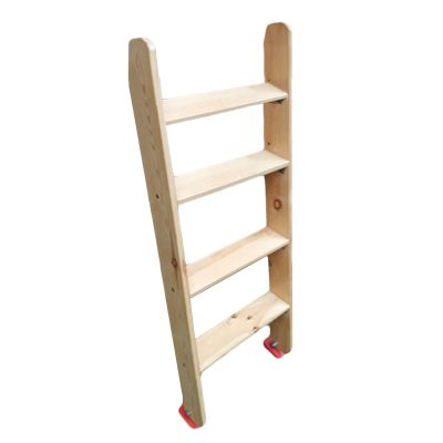 GHFXSCV Solid Wood Bunk Bed Ladder with Rubber Pads