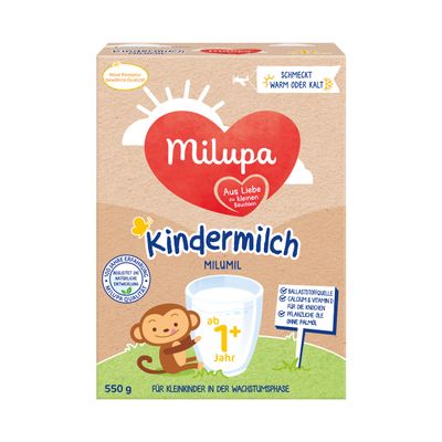 Milupa Milumil Toddler Milk 1+, 5 x 550 g, From 1 Year