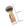 PLAFOPE Small Beard Brush with Soft Nylon Bristles view 2