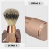 PLAFOPE Small Beard Brush with Soft Nylon Bristles view 4