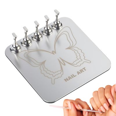 Press-On Nail Stand, Magnetic Reusable Display